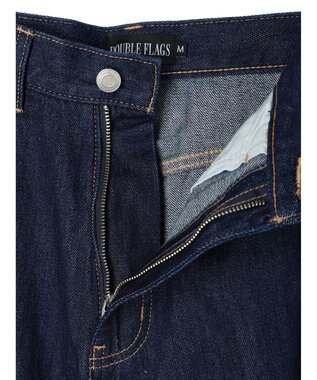 Green Parks ・Ｄｏｕｂｌｅ　Ｆｌａｇｓ　ハート刺繍フレアデニム Indigo