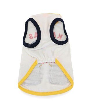 PET PARADISE Lee エコメッシュ カレッジ タンクトップ 小型犬 ホワイト