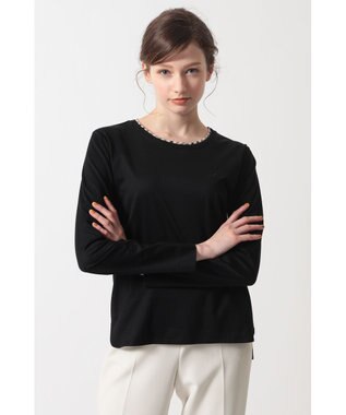 DAKS ミニハウスチェック襟 ダブルカラーTシャツ