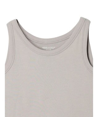 AMERICAN HOLIC 抗菌防臭Ｄａｉｌｙテレコタンクトップ Gray Beige