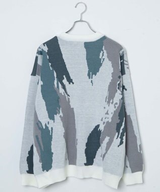 WEGO オーバーフィットパターンカーディガン 柄4