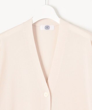 J.PRESS LADIES 【洗える】 Co/Peライト Vネック ロング カーディガン アイボリー系