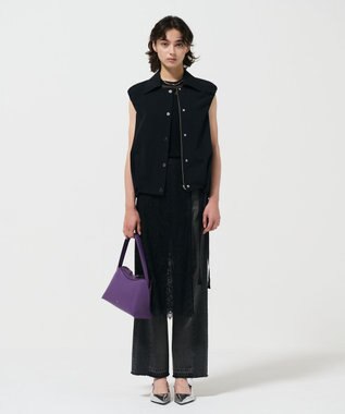 GRACE CONTINENTAL TOV チェーンバッグ パープル