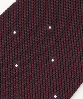 J.PRESS MEN 【JAPANESE SILK FRESCO TIE COLLECTION】ドット ネクタイ ワイン系8