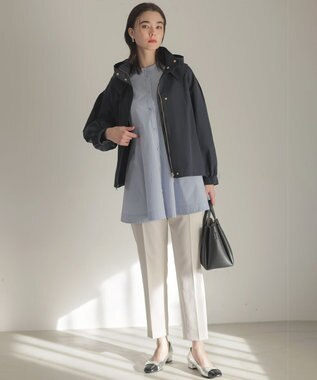 組曲 シュットクロステーパード パンツ サンドベージュ系