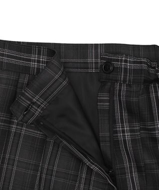 WEGO 【SCHOOLITEM/SMLサイズ展開】スクールプリーツスカート ブラックチェック1