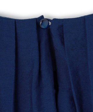 UNFILO ヴィンテージシアー プリーツブラウス ブルー