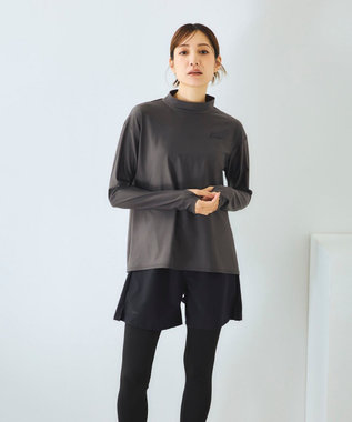 OP／FILA 【Kappa】ハイネック長袖T5点セット水着　タンキニデザイン ダークグレー