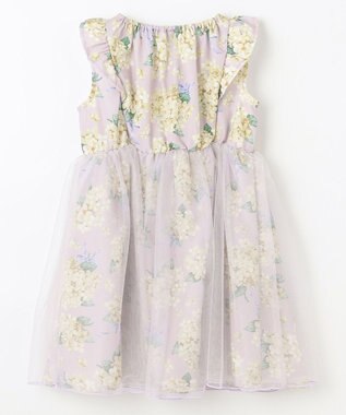 ANY KIDS アジサイ ワンピース ラベンダー系