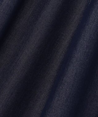 ANY SIS シャンブレーベルテッド ワンピース シャンブレーブルー