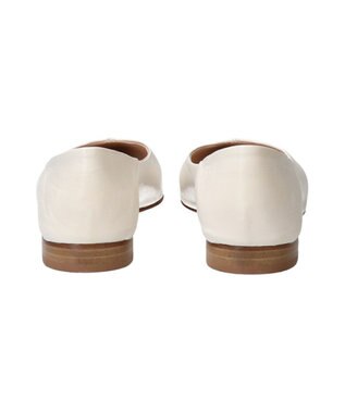 INTER-CHAUSSURES 【INTER-CHAUSSURES】ポインテッドトウサケットバレエシューズ ホワイト