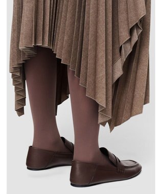 JOSEPH プリーテッドフランネル　スカート Carob Mel