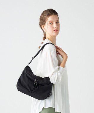 LA BAGAGERIE 【MONICA】フロントポケット2WAYバッグ ブラック