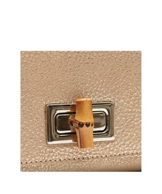 A.D.M.J. 【牛革】メタリックレザー/ラウンドターンロックショルダー GO