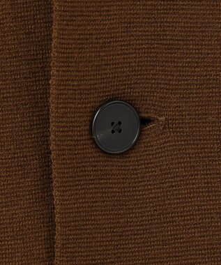 J.PRESS MEN ミラノリブニットジャケット ブラウン系