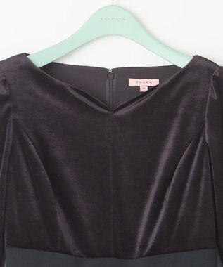 TOCCA 【洗える】FOGGY MIST ドレス ブラック系