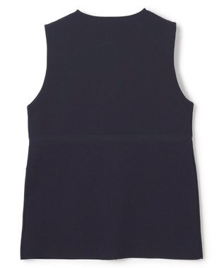 UNFILO フォルムニットジレ ネイビー