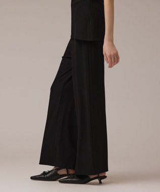 GRACE CONTINENTAL ラメリブジャージパンツ ブラック