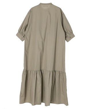 Green Parks ・ＥＬＥＮＣＡＲＥ　ＤＵＥ　バンドカラーワンピース Gray Beige