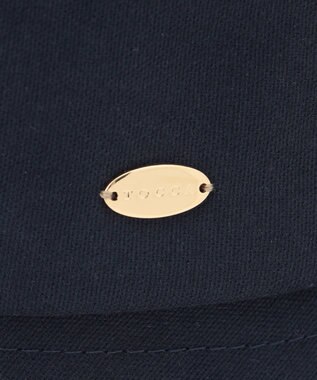 TOCCA 【サイズ調整可】TRIM RIBBON BUCKET HAT コットン バケットハット ネイビー系