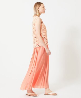 BEIGE， NARCISSUS / レースブラウス Peach