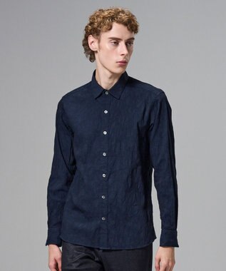 JOSEPH HOMME 【ストレッチ】アブストラクトジャガードストレッチ　レギュラーカラーシャツ