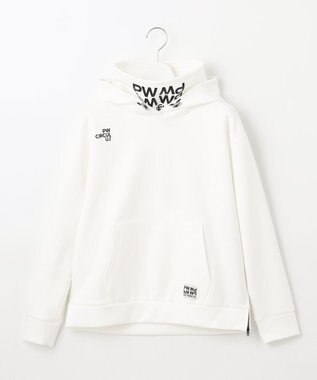 PW CIRCULUS 【WOMEN】スエード調 デタッチャブルフーディ ホワイト系