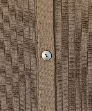 自由区 【アンサンブル対応】シアーシルクミックス カーディガン ブロンズ