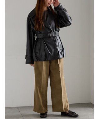 Te chichi ワイドスラックス(セットアップ可)《2025Autumn catalog vol.2 item》 ベージュ