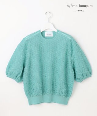 【カトリエムブーケ】Ruban tisse リボンフォルムプルオーバー