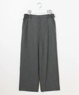 J.PRESS LADIES L モナベールツイル ワイド パンツ グレー系