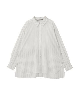 YECCA VECCA バック釦シアーシャツ Stripe