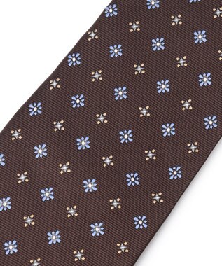 J.PRESS MEN 【VINTAGE JACQUARD COLLECTION】小紋柄 ネクタイ ダークブラウン系8
