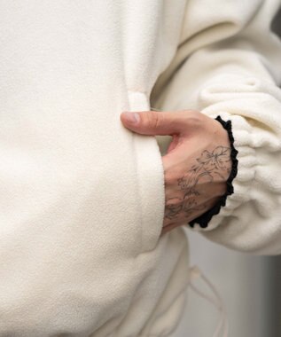 WEGO 【ユニセックス着用ITEM/リバーシブル/2WAY】リバーシブルフリースブルゾン ブラックその他