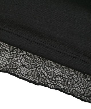 earth music&ecology 【吸湿発熱】【2WAY】あったかフェミニンインナー（２ｗａｙネック） Black