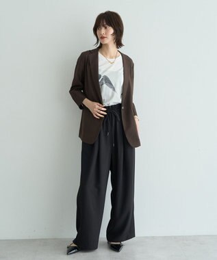 YECCA VECCA フォトプリントノースリーブTee Off White