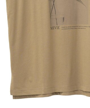 YECCA VECCA フォトプリントノースリーブTee Off White