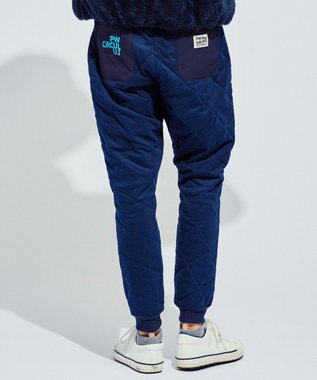 PW CIRCULUS 【裏地付き/防寒】【MEN】キルティングパンツ ネイビー系