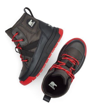 SOREL SOREL/ 【KIDS】ユース ウィットニー3 ミッド ウォータープルーフ /ソレル Jet、 Black