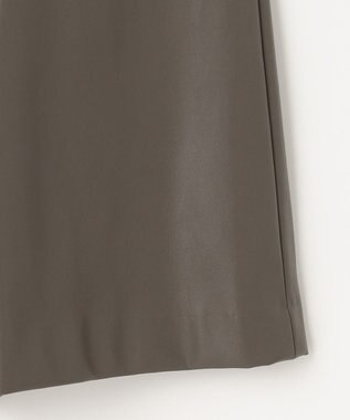 J.PRESS LADIES 【WEB限定・洗える】BARTOLOZZI ポリエステルレザーII スカート ブラウン系