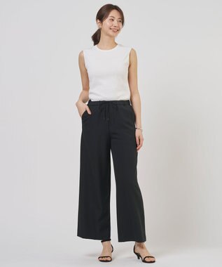 J.PRESS LADIES FINE COTTON SLEEVELESS タンクトップ オフホワイト系