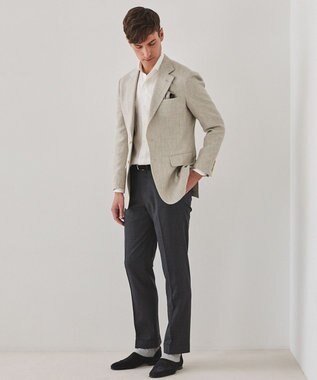 GOTAIRIKU 【DORMEUIL】ドーメル HEXAGON リネン ジャケット_ベージュ ベージュ系8