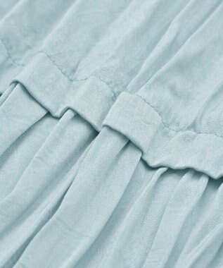 YECCA VECCA ランダムプリーツサテンマーメイドスカート Mint