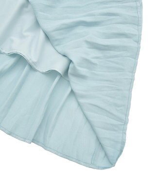 YECCA VECCA ランダムプリーツサテンマーメイドスカート Mint