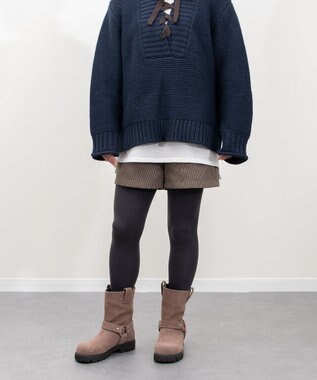 Bridget Birkin 【PARADIS COULEUR】オブリークトウリングエンジニアブーツ オークスウェード