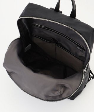 Y'SACCS ナイロン×リサイクルレザー　コンビマルチリュック ブラック