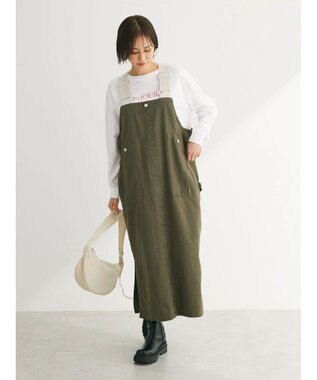 Green Parks ・ＳＵＧＡＲ　ＳＰＯＯＮ　ペインターサロペットスカート Khaki
