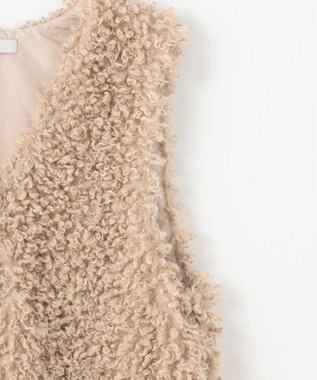 ANY 【手洗い可】カールボアジレ ベージュ