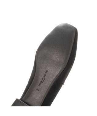 MODE ET JACOMO <MODE ET JACOMO>【軽量】ラインストーンスクエアトゥスリッポン ブラックミックス