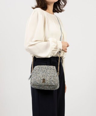 LANVIN en Bleu エタンセル 2wayショルダーバッグ シルバー